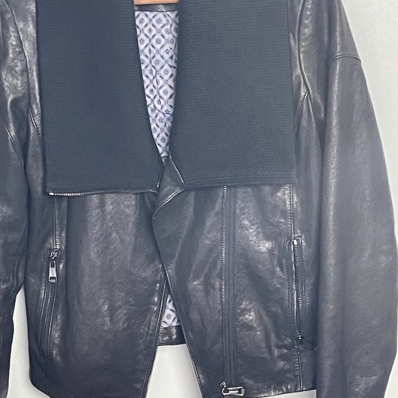 Andrew Marc Leather Jacket Size M - Picture 3 of 8